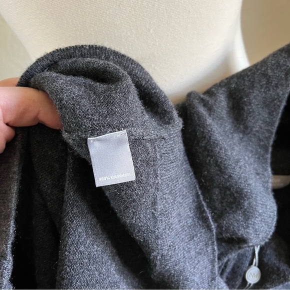 NWT Neiman Marcus Cashmere Collection Embroidered Stripe Zip Jacket Cardigan S - Picture 5 of 8